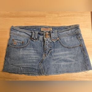 Paris Blues Y2K Style Denim Mini Skirt Size 1